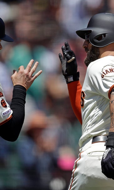 Pillar drives in 5 as Giants top Diamondbacks 10-4